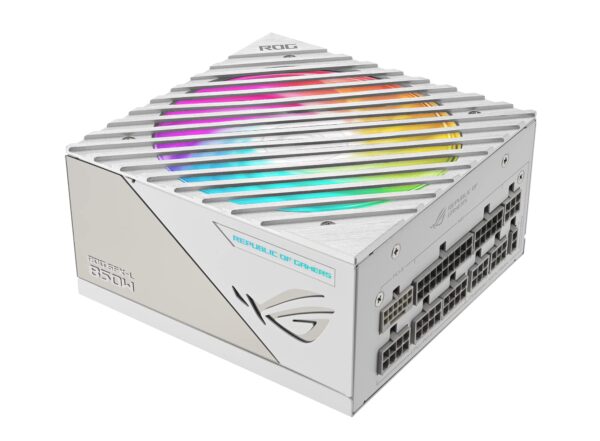 ASUS ROG Loki SFX-L 850W Platinum White Edition (Fully Modular Power Supply, 80+ Platinum, 120mm PWM ARGB Fan, Aura Sync, ATX 3.0 Compatible, PCIe 5.0 Ready, 10 Year Warranty) (Renewed) - Image 5