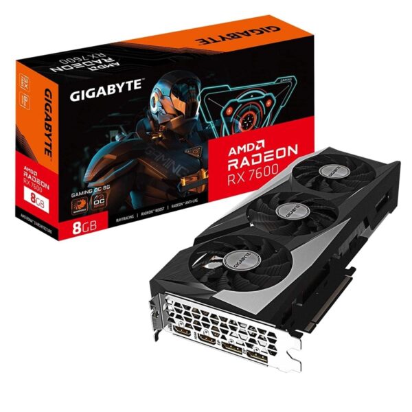Gigabyte VGA GBT RX 7600 8GB Gaming OC Graphics Card