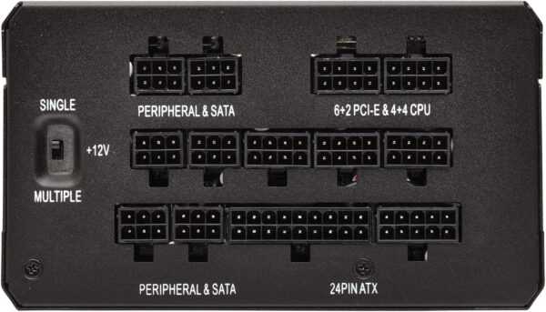 CORSAIR HX Series, HX850, 850 Watt, 80+ Platinum Certified, Fully Modular Power Supply-Black (Renewed) - Image 3
