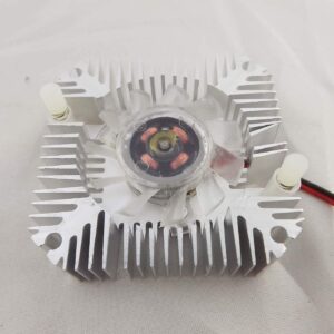 Connector and Terminal Silver Cooling Fan Heatsink Cooler PC Computer CPU 55mm VGA Video Card 12V 2 Pin