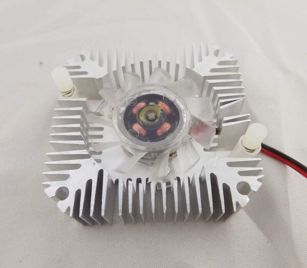 Connector and Terminal Silver Cooling Fan Heatsink Cooler PC Computer CPU 55mm VGA Video Card 12V 2 Pin