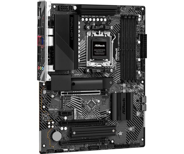 ASRock X670E PG LIGHTNING SUPPORT AMD AM5 RYZEN 7000 SERIES PROCESSORS motherboard (Renewed) - Image 5