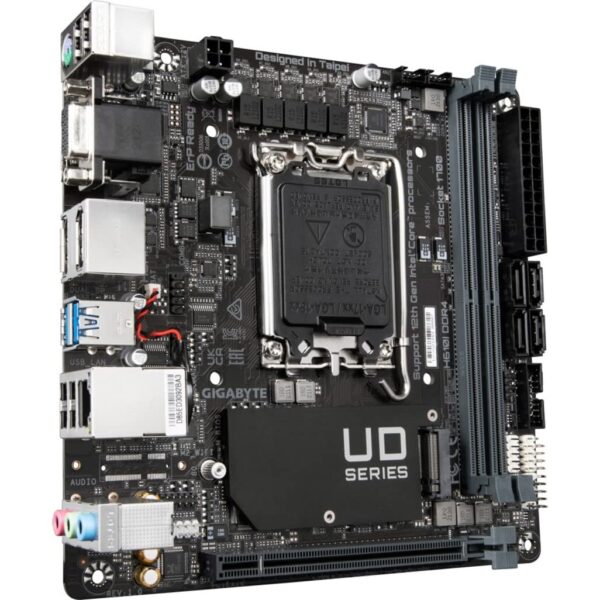 Gigabyte H610I DDR4 (H610/ Intel LGA 1700/ Mini-ITX/ DDR4/ Single M.2/ PCIe 4.0/ USB 3.2 Gen1/ Intel GbE LAN Chip/Motherboard) (Renewed) - Image 3