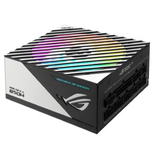 Asus 850W ROG Loki SFX-L Platinum PSU, Small Form Factor, Fully Modular, 80+ Platinum, 0dB Fan Button, RGB, ATX-to- SFX Bracket, 10 Year Warranty (Renewed)
