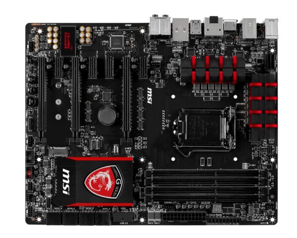 MSI Z97 Gaming 7 Intel LGA1150 Z97 ATX Motherboard (4X DDR3, 10x USB3.0, 6X USB2.0, GBE, LAN, HDMI, DP) (Renewed)