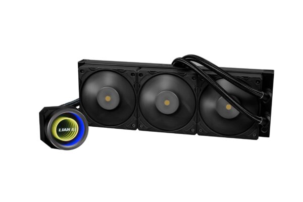 Lian Li Galahad II Trinity Performance 360 - AIO - CPU Liquid Cooler 360mm - Daisy-chainable Radiator LCP Fans - Intel LGA 1700, 1200, 115X, AMD AM5/AM4 Sockets - Black (GA2P36B.US1)