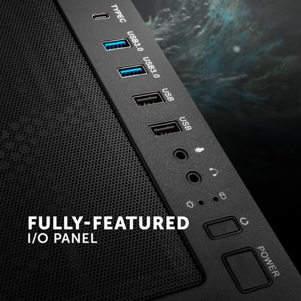 Kolink Unity Peak ARGB Midi Tower Showcase - Black - Image 8