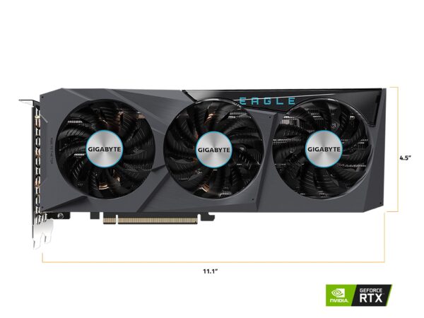 GIGABYTE GeForce RTX 3070 Eagle OC 8G (REV2.0) Graphics Card, 3X WINDFORCE Fans, LHR, 8GB 256-bit GDDR6, GV-N3070EAGLE OC-8GD REV2.0 Video Card (Renewed) - Image 9