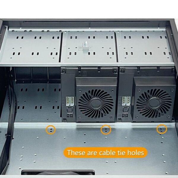 Generic ZhenLoong full tower 8 bay hot-swap hard drive SAS SATA NAS computer case ITX MATX ATX EATX server GPU Graphic workstation chassis with 12Gb backplane SFF8643, Loong1 - Image 4