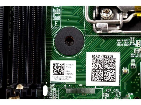 Dell PowerEdge R220 Intel C222 Chipset DDR3 SDRAM 4 Memory Slots Server Motherboard 81N4V 081N4V CN-081N4V (Renewed) - Image 5