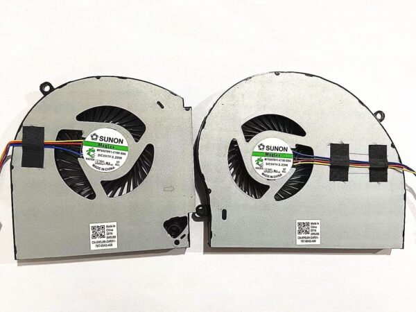 wangpeng New CPU and GPU Cooling Fan for Dell Alien Ware 17 R4 R5 Series MG75090V1-C060-S9A MG75090V1-C070-S9A P31E ALW17C 0K2PKV 04RFW1 Fan