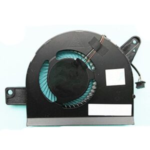 Replacement Laptop CPU Central Processing Unit Fan Cooling Fan for DELL Precision 3540 Black