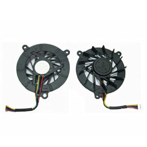 Replacement Laptop CPU Central Processing Unit Fan Cooling Fan for ASUS PRO80Js PRO80Jt PRO80Le PRO80N PRO80S PRO80Sc PRO80Se PRO80Sr Black
