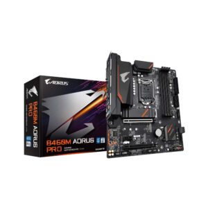 Gigabyte B460M AORUS PRO (LGA1200/Intel/B460/Micro ATX/Dual M.2/SATA 6Gb/s/USB 3.2 Gen 1/DDR4/Motherboard) (Renewed)
