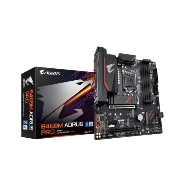 Gigabyte B460M AORUS PRO (LGA1200/Intel/B460/Micro ATX/Dual M.2/SATA 6Gb/s/USB 3.2 Gen 1/DDR4/Motherboard) (Renewed)