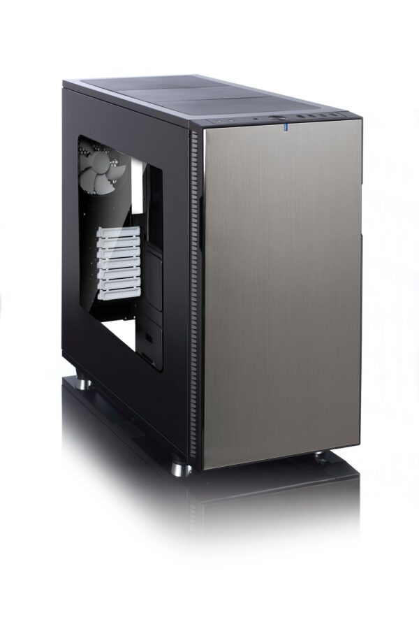 Fractal Design Define R5 Titanium grey Window Side Panel Middle Tower PC Case CS4995 FD-CA-DEF-R5-TI-W