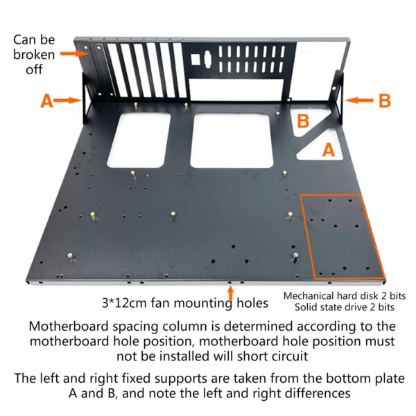 Mining Rig Frame for GPU Aluminum Open Miner Mining Frame Rig Case Support GraphicsCard Insulation - Image 3