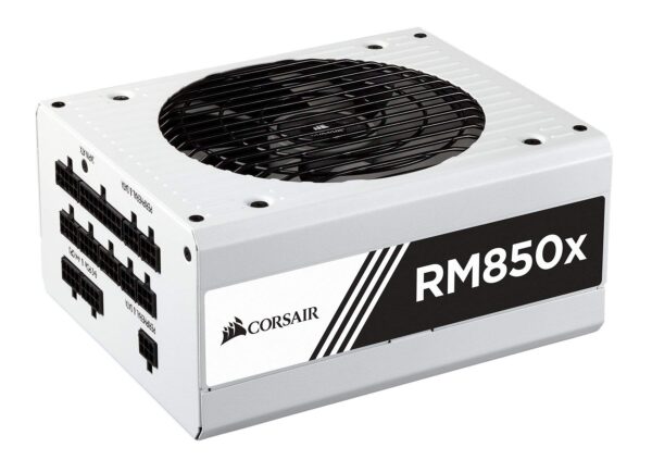 CORSAIR RMX White Series, RM850x, 850 Watt, 80+ Gold Certified, Fully Modular Power Supply - White (Renewed)