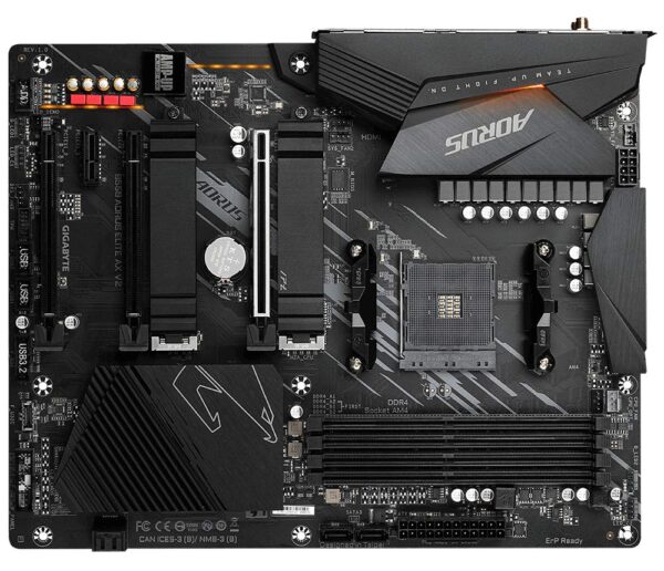 Gigabyte B550 AORUS Elite AX V2 AMD B550 Socket AM4 ATX Motherboard (Renewed) - Image 2