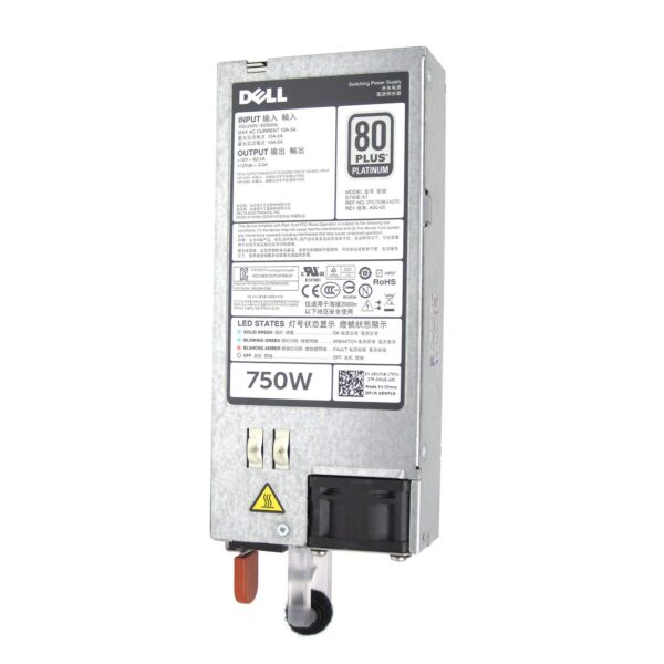 Dell 750W Platinum Power Supply R520 R620 R720/xd R820 0N30P9 N30P9 06W2PW 6W2PW (Renewed) - Image 2