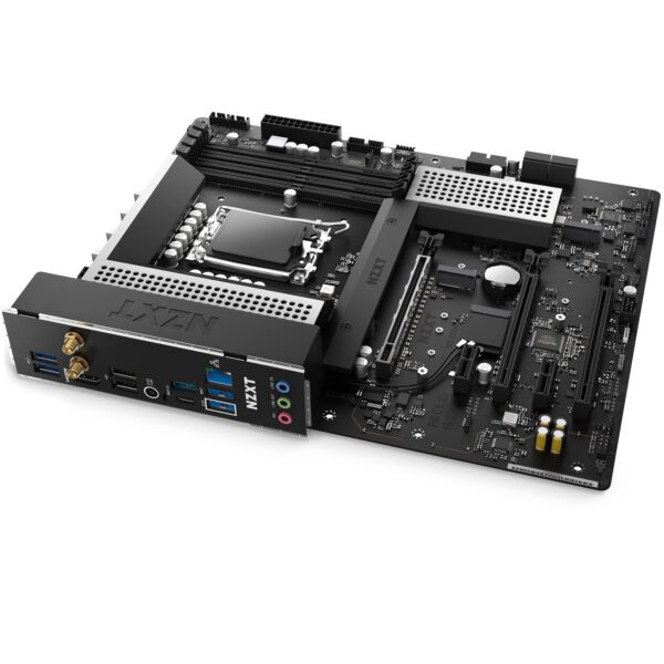 NZXT N5 Z690 Motherboard - N5-Z69XT-W1 - Intel Z690 chipset (Supports 12th Gen CPUs) - ATX Gaming Motherboard - Integrated I/O Shield - WiFi 6E connectivity - Bluetooth V5.2 - White (Renewed) - Image 5