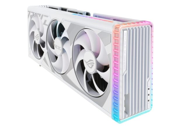ASUS ROG Strix GeForce RTX™ 4090 White OC Edition Gaming Graphics Card (PCIe 4.0, 24GB GDDR6X, HDMI 2.1a, DisplayPort 1.4a) (Renewed) - Image 4