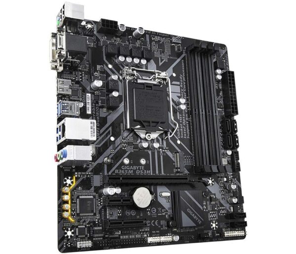 GIGABYTE B365M DS3H (LGA1151/Intel/Micro ATX/USB 3.1 Gen 1 (USB3.0) Type A/DDR4/Motherboard) (Renewed) - Image 3