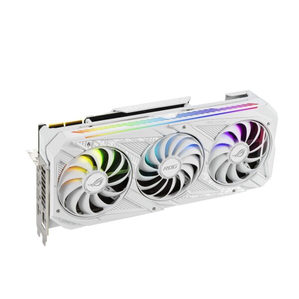 ASUS ROG Strix NVIDIA GeForce RTX 3090 White OC Edition Gaming Graphics Card (PCIe 4.0, 24GB GDDR6X, HDMI 2.1, DisplayPort 1.4a, Axial-tech Fan Design, 2.9-Slot, Super Alloy Power (Renewed) - Image 8