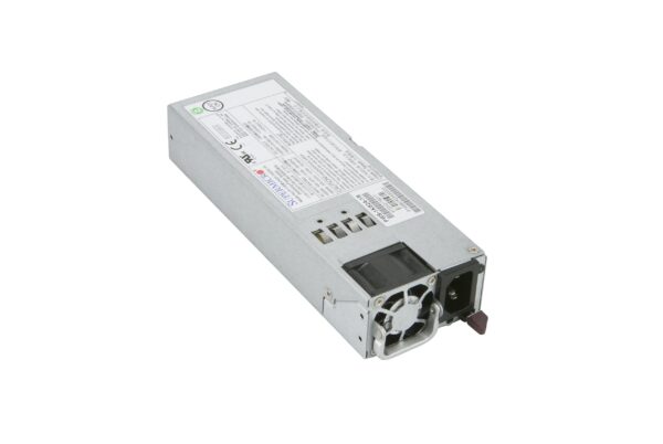 Supermicro PWS-1K62A-1R 1000W/1600W 1U 80 Plus Titanium Redundant Type Power Supply (Renewed)