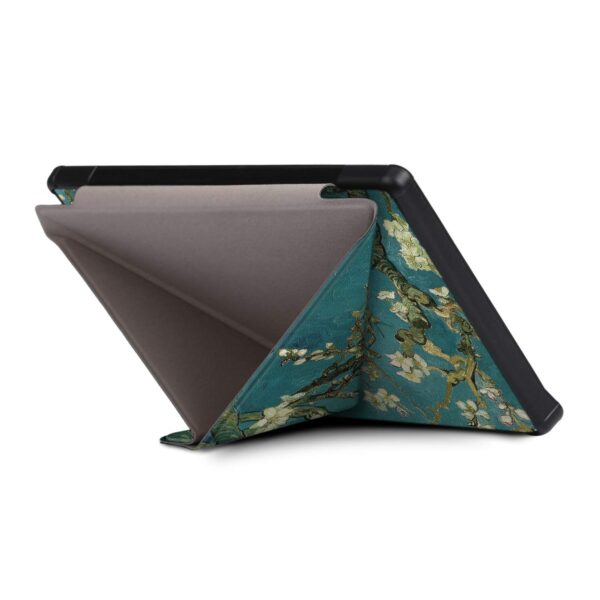 Kobo Libra H2O Flip Cover, Heavy Duty Folding Hard Kid Proof Cover PU Ultra Slim Smart Case with Auto Wake Up/Sleep Protection Shell Shockproof for Kobo Libra H2O 7.0 2019 Tablet PC (Apricot) - Image 5