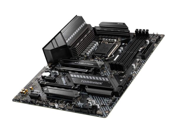 MSI MAG Z490 Tomahawk Computer Motherboard (ATX, LGA 1200 Socket, DDR4, Dual M.2 Slots, USB 3.2 Gen 2, Type-C, 2.5G LAN, DP/HDMI, Mystic Light RGB) Intel Gaming PC Motherboards (Renewed) - Image 5