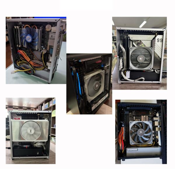 Aluminum ITX for Gaming Desktop PC Case USB3.0 Support Graphics Card RTX2070 with PCIE3.0 Cable - Image 2