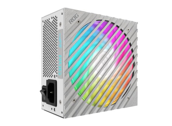 ASUS ROG Loki SFX-L 850W Platinum White Edition (Fully Modular Power Supply, 80+ Platinum, 120mm PWM ARGB Fan, Aura Sync, ATX 3.0 Compatible, PCIe 5.0 Ready, 10 Year Warranty) (Renewed) - Image 6