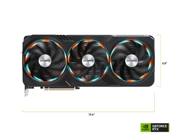 Gigabyte GeForce RTX 4090 Gaming OC 24G Graphics Card, 3X WINDFORCE Fans, 24GB 384-bit GDDR6X, GV-N4090GAMING OC-24GD Video Card (Renewed) - Image 9
