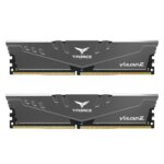 TEAMGROUP T-Force Vulcan Z DDR4 16GB Kit (2x8GB) 3200MHz (PC4-25600) CL16 Desktop Memory Module Ram (Gray) – TLZGD416G3200HC16CDC01