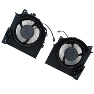 BN9510S2H-000P BN9510S2H-001P CPU+GPU Cooling Fan Replacement for DELL for Alienware M17 R5 2022 Year Laptop 12V 0.4A 4PIN