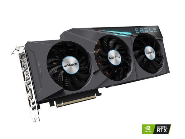 GIGABYTE GeForce RTX 3080 Ti Eagle OC 12G Graphics Card, 3X Windforce Fans, 12GB 384-bit GDDR6X, GV-N308TEAGLE OC-12GD Video Card (Renewed) - Image 2
