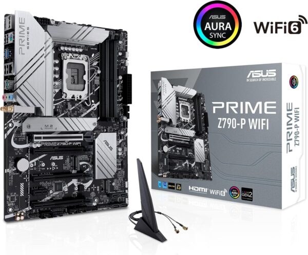 ASUS Prime Z790-P WiFi LGA 1700 (Intel 12th, 13th & 14th Gen) D4 Motherboard, Bundle with Intel Core i7-13700K 13th Gen Raptor Lake Upto 5.4GHz Processor (Renewed) - Image 3