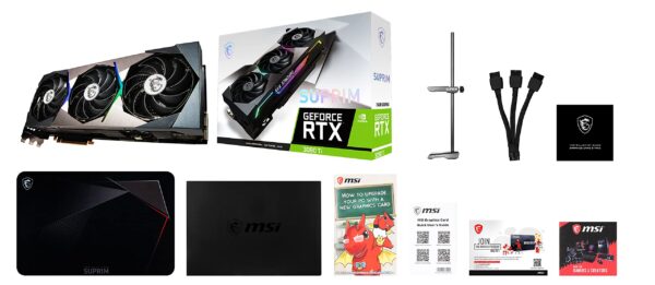 MSI Gaming GeForce RTX 3090 Ti 24GB GDRR6X 384-Bit HDMI/DP Nvlink Tri-Frozr Ampere Architecture OC Graphics Card (RTX 3090 Ti SUPRIM X 24G) (Renewed) - Image 9