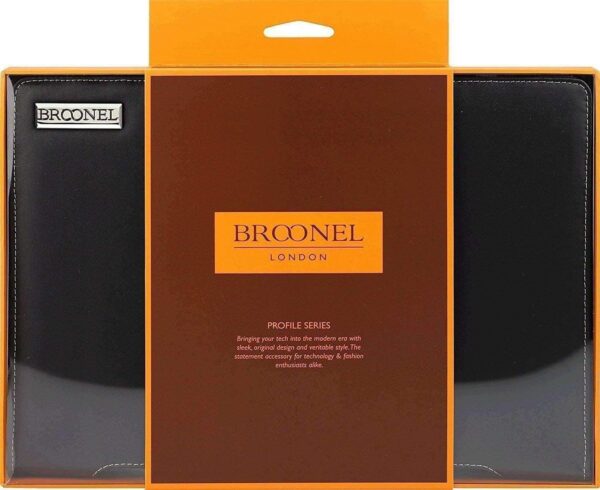 Broonel - Profile Series - Black Leather Laptop Case Compatible with MSI Summit E13 AI Evo A1M 16 2 in 1 Laptop - Image 4