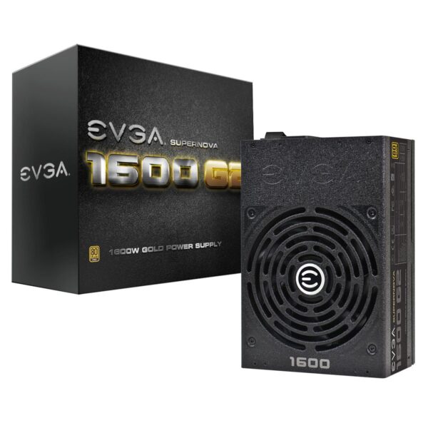 EVGA SuperNOVA 1600 G2, 80+ GOLD 1600W, Fully Modular, 10 Year Warranty, Includes FREE Power On Self Tester Power Supply 120-G2-1600-X1 (Renewed)