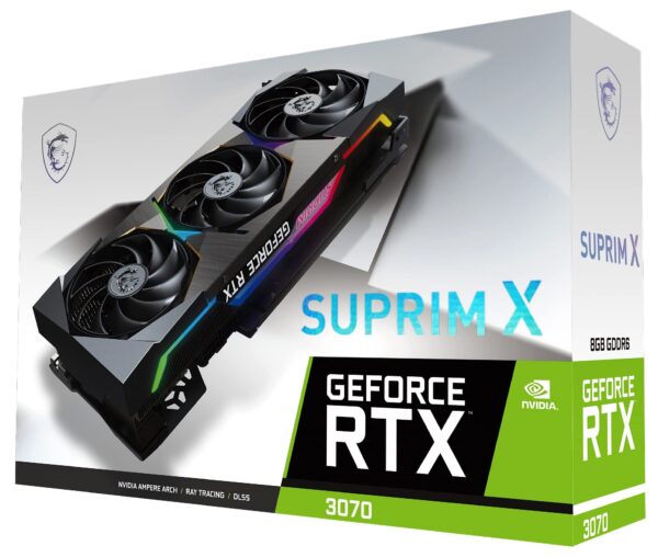 MSI Gaming GeForce RTX 3070 SUPRIM X 8G LHR 8GB GDRR6 256-Bit HDMI/DP Nvlink Torx Fan 4 RGB Graphics Card, Video Card for PC Gaming, GPU, NVIDIA Computer Graphics Cards (Renewed) - Image 6