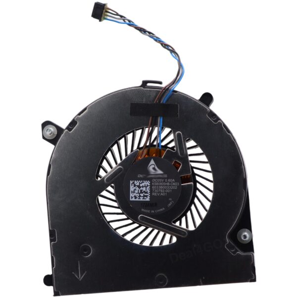 Deal4GO CPU Cooling Fan 730792-001 Replacement for HP Elitebook 840 850 740 750 G1 G2, 745 755 855 G2, ZenBook 14 G2, Silver