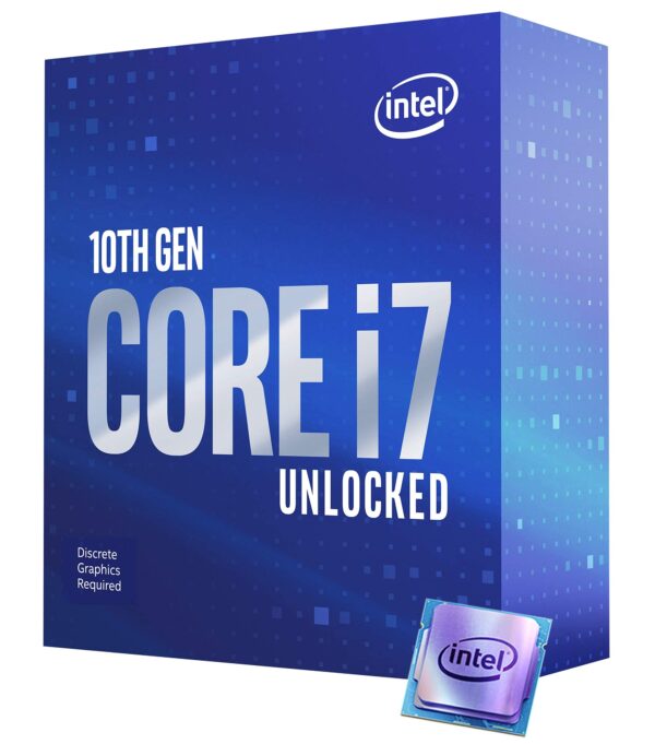 Intel Core i7-10700KF Desktop Processor 8 Cores up to 5.1 GHz Unlocked Without Processor Graphics LGA1200 (Intel 400 Series chipset) 125W (Renewed) - Image 2