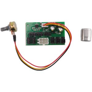 Soaying 1Pcs Computer Case Miner Fan Speed Controller 8-Channel Fan Hub PWM High-Power Violent Fan Controller DC12V
