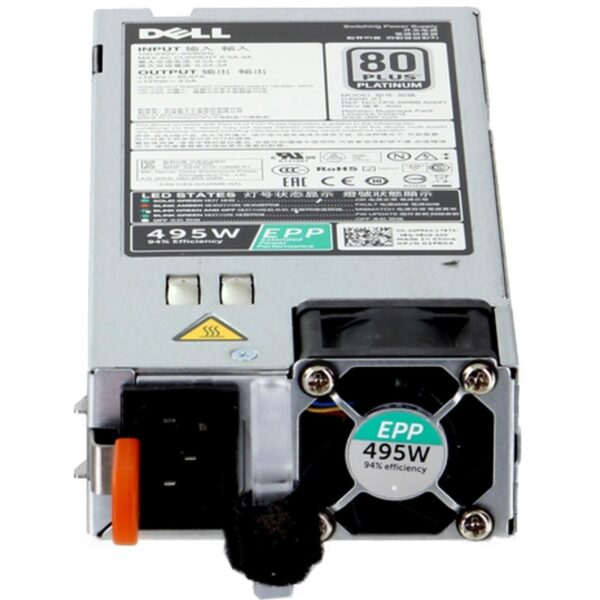 Dell 495W EPP 80+ Platinum PSU (2FR04) (Certified Refurbished) - Image 3