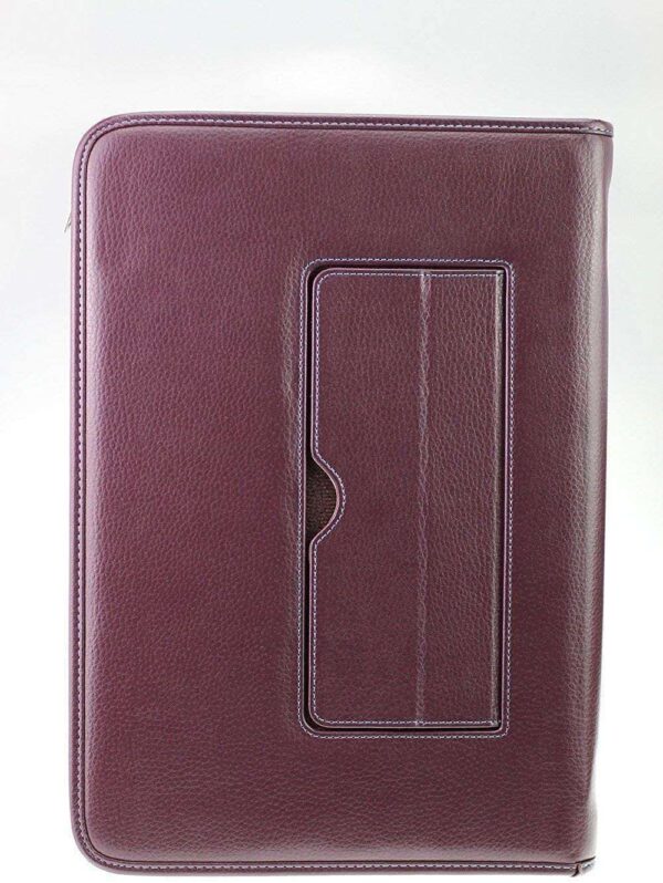 Broonel - Contour Series - Purple Heavy Duty Leather Protective Case - Compatible with Lenovo Yoga Duet 7i 2-in-1 13 Tablet - Image 3