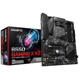 Gigabyte B550 Gaming X V2 (AMD Ryzen 5000/B550/ATX/M.2/HDMI/DVI/USB 3.1 Gen 2/DDR4/ATX/Gaming Motherboard) (Renewed)