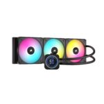 Corsair H170i Elite XT 420mm RGB Liquid CPU Cooler – IPS LCD Screen – AF140 RGB Fans – Fits Intel/AMD – iCUE Commander CORE – Black