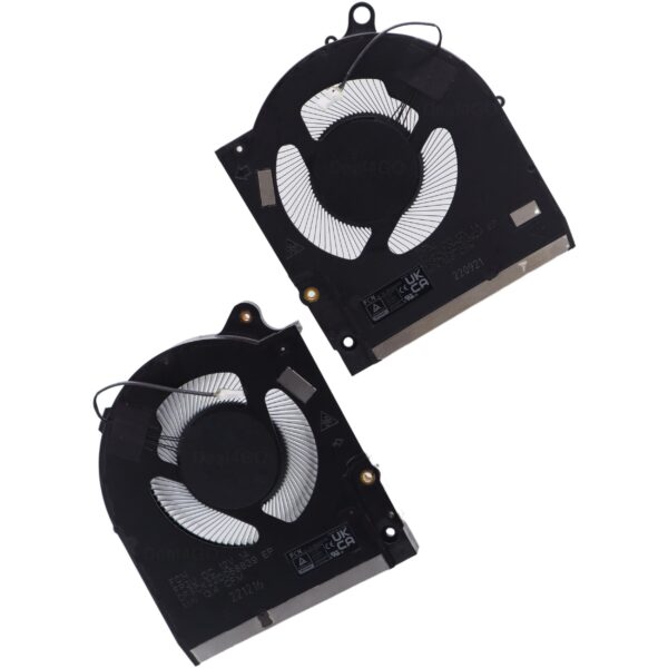 Deal4GO CPU & GPU Graphics Cooling Fan 6GD3H 06HH2 0VGY4 Replacement for Dell Alienware M15 R7 M15 R6 M15 R5 Ryzen (2021)